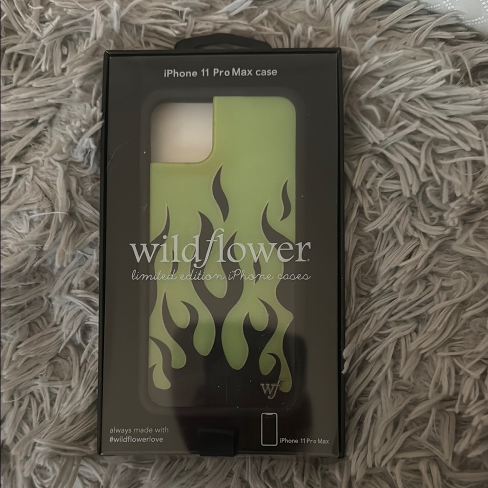 Wildflowers Green Flame iPhone 11 Pro Max Case